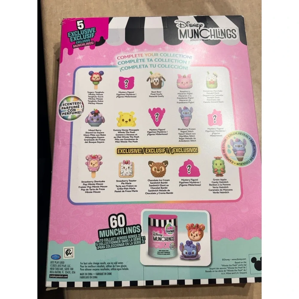Disney Munchlings Global Gourmet Series 2 Mini Munch Snack‎ Surprise Set Nib
